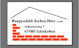 Bauunternehmer Rheinland-Pfalz: Baugesch&auml;ft Jochen D&ouml;rr GmbH