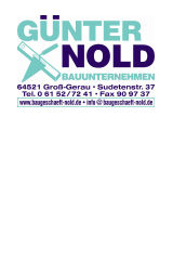 Bauunternehmer Hessen: Baugesch&auml;ft G&uuml;nter Nold