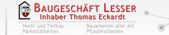 Bauunternehmer Thueringen: Baugesch&auml;ft Lesser