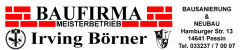 Bauunternehmer Brandenburg: Baufirma Irving B&ouml;rner