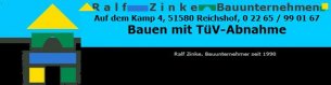 Bauunternehmer Nordrhein-Westfalen: Ralf Zinke Bauunternehmer